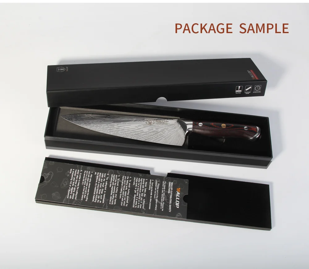 Wallop knife set japanese aus-8 knife steel_31