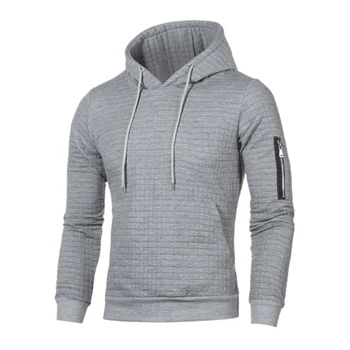 

Drop Shipping Hoodies Men Long Sleeve Solid Color Hooded Sweatshirt Male Hoodie Casual Sportswear US Size Free Shipping Zipper