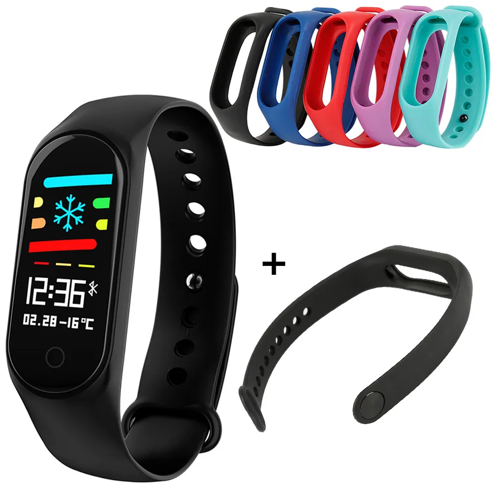 

M3s Color Screen Smart Pedometer Bracelet Fitness Running Steps Tracker Sports Bracelet Blood Pressure Bluetooth Pedometer