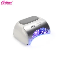 Профессиональная Сушилка для ногтей ibelive, 48 Вт, СВЕТОДИОДНЫЙ УФ-лампа для ногтей, гель-полировка, отверждающий светильник с датчиком 30s 60s 90s auot