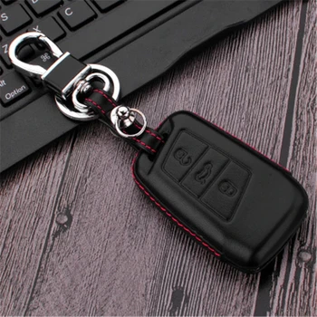 

4D Leather Car Key Case Cover for 2016 2017 VW Passat B8 Skoda Superb A7 Variant Magotan Key holder