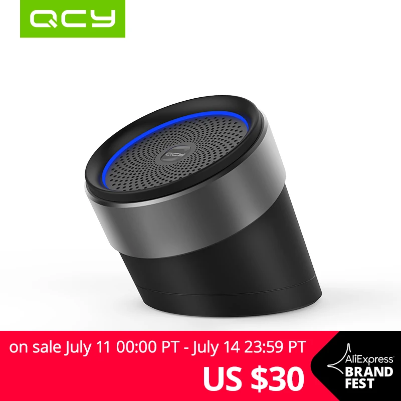 

QCY QQ1000 single speaker stereo metal loudspeaker portable bluetooth 4.2 chip wireless speaker sound