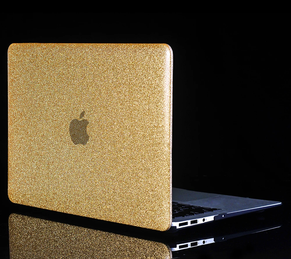 Блестящий жесткий чехол для ноутбука Apple Macbook Air Pro Retina1" 12" 1" 15" чехол для Mac book New Air 13 New pro 13 15 Touch bar