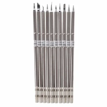 

10 Pcs T12-B2 D24 C4 ILS JL02 KU K BC2 BL BC1 Solder Iron Tips T12 Soldering Rework Station FX-951 FX-95 Solder Tips