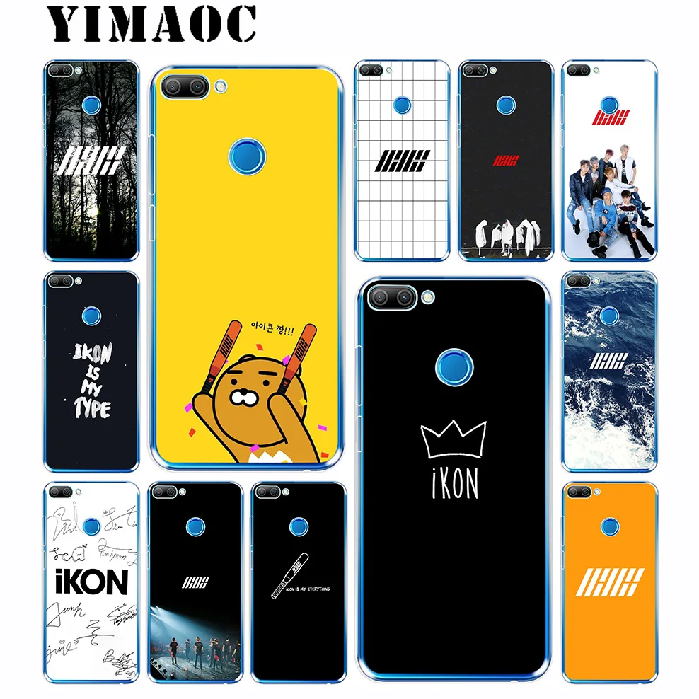 

YIMAOC iKON K Pop Soft Case for Huawei Honor 10 9 8X 8C 8 7C 7X 7A Pro 6A Lite Note 10 Nova 3i 3 2i Y6 Y7 Y9 Prime 2018