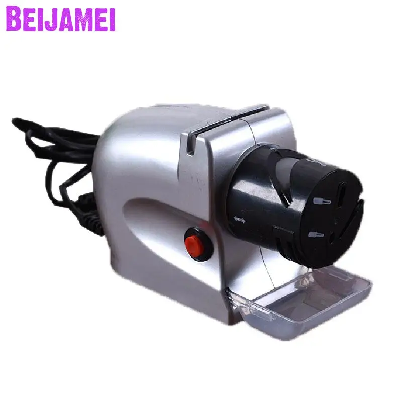 

Beijamei Professional Electric Knife Sharpener Swifty Sharp Motorized Rotating Sharpening Stone Machine Kitchen Tool