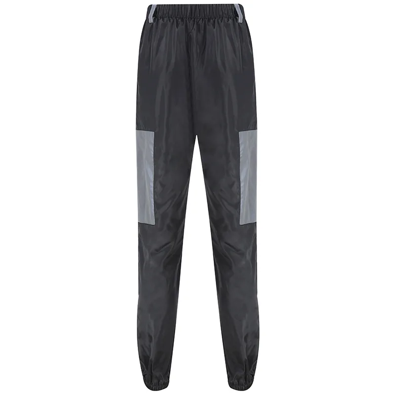 Harajuku Patchwork Reflective Pants Capris Hip Hop High Waist Streetwear Joggers Ladies Trousers Casual Black Baggy Pants Harajuku Patchwork Reflective Pants Capris Hip Hop High Waist Streetwear Joggers Ladies Trousers Casual Black Baggy Pants