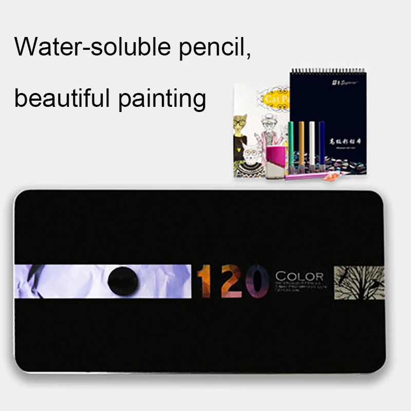 Billige Überlegene Professionelle Level120 Farben Wasser Farbe Bleistifte Zeichnung Aquarell Bleistifte Set Für Zeichnung Lapis De Cor Kunst Liefert