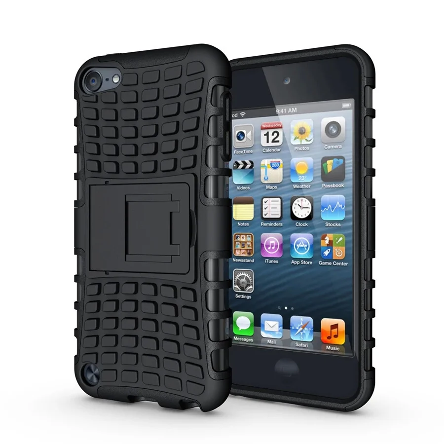 360 шт. для iPod Touch 5 5th & 6th 2 в 1 серии комбинированный прочный ПК + Силиконовый чехол