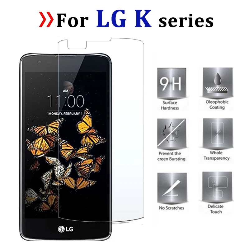 

Glass For Lg K8 Protective Glass For Lg K7 Screen Protector On K4 K 4 7 8 2017 Tempered Film 4k 7k 8k Protection 9H Glas