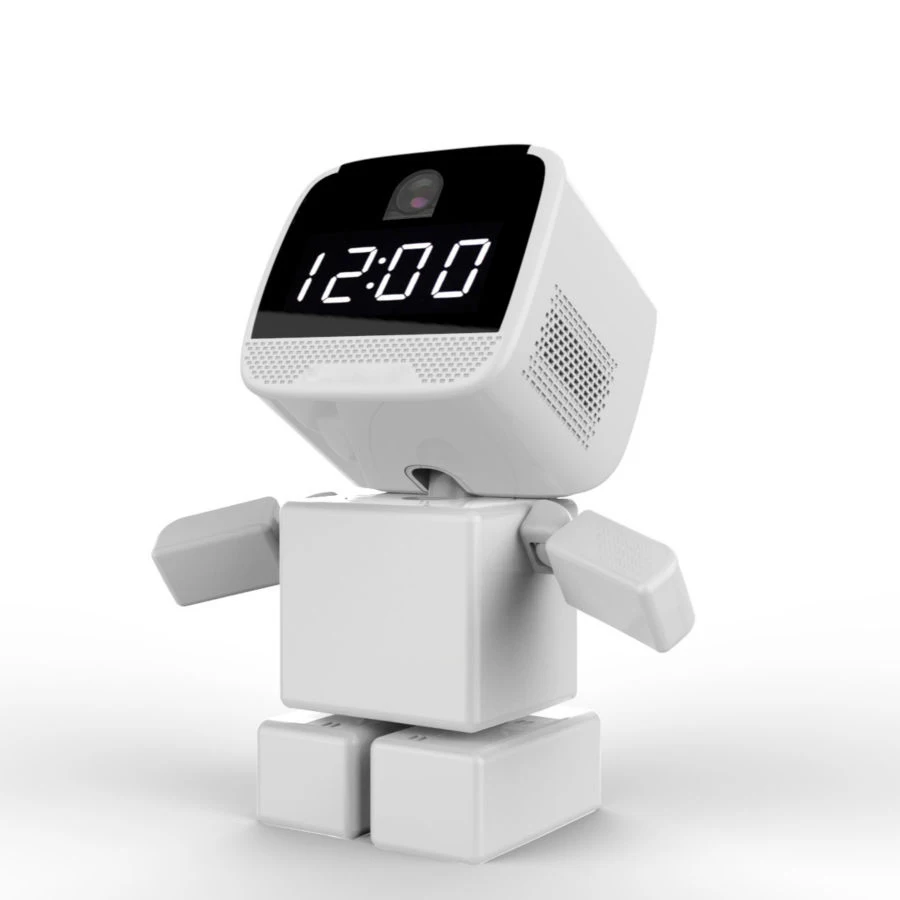 Wireless Robot 960P IP Camera WIFI Clock Network CCTV HD ...
