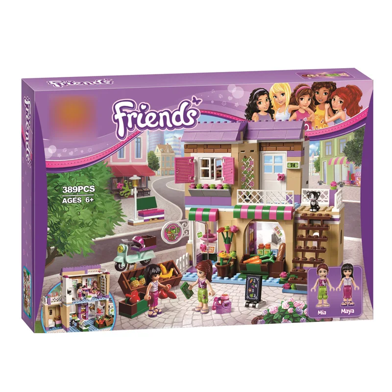 

Heartlake Food Market 41108 Building Blocks Model Toys for Children Compatible with Legoe Friends Bricks Figure New Year Gifts