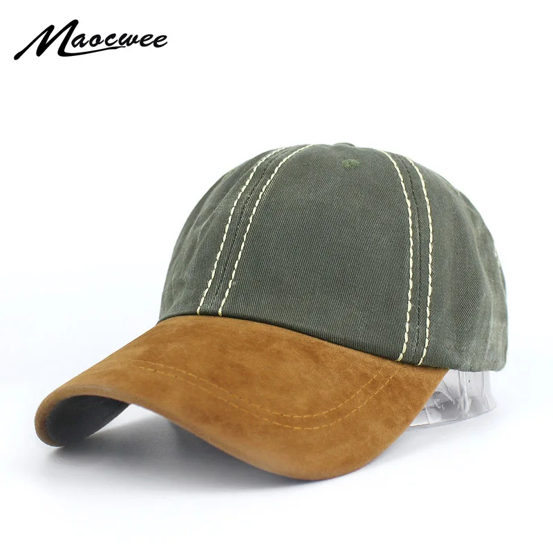 Gorras de gamuza de mezclilla lavadas de colores variados gorras de béisbol de verano para hombres y mujeres