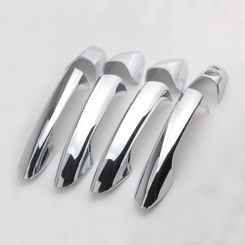 BBQFUKA 4pcs Chrome ABS Exterior Car Door Handles Cover BBQFUKA 4pcs Chrome ABS Exterior Car Door Handles Cover