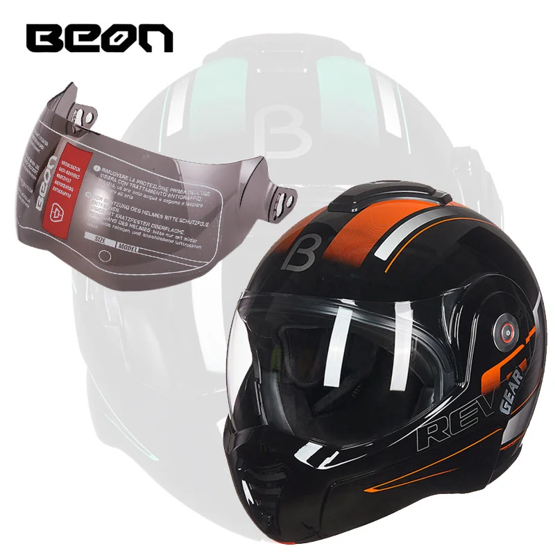 Beon шлем козырек B-702 полный шлем козырек флип-ап helme объектив мотоцикл capacete PC козырек с УФ-защитой объектива прозрачный коричневый