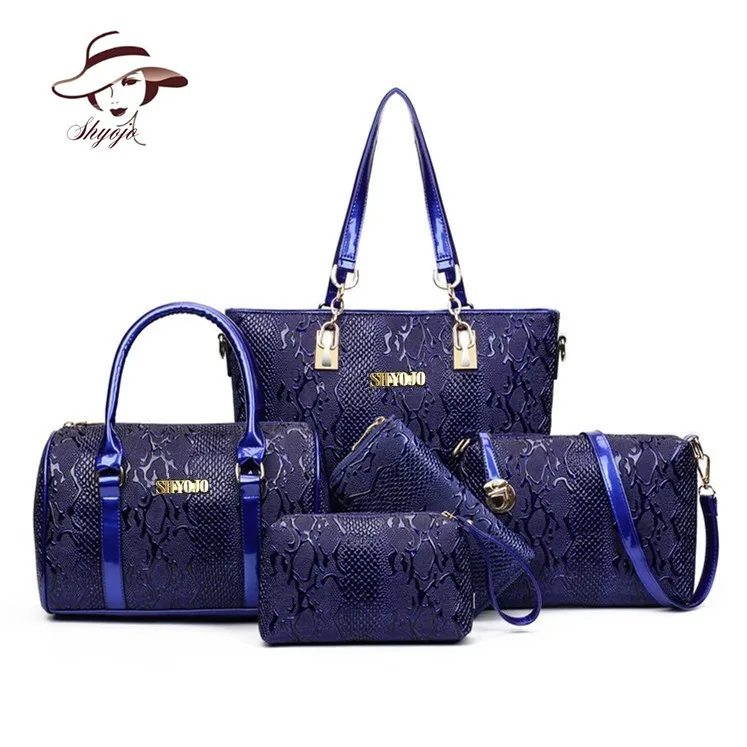 Luxury Famous Brands Designer 5PC/Set Composite Bags Women Messenger Bags Ladies PU Leather Handbag Fashion Female Shoulder Tote Luxury Famous Brands Designer 5PC/Set Composite Bags Women Messenger Bags Ladies PU Leather Handbag Fashion Female Shoulder Tote