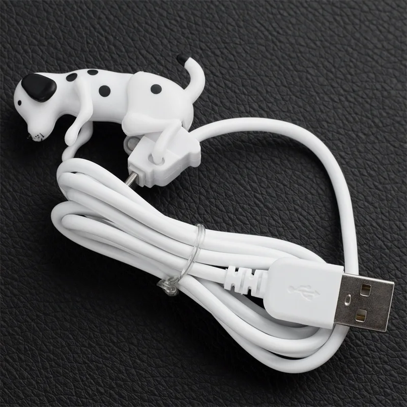 Flowing dog data line cute sports puppy charging line for Apple Android Type-C gift wire