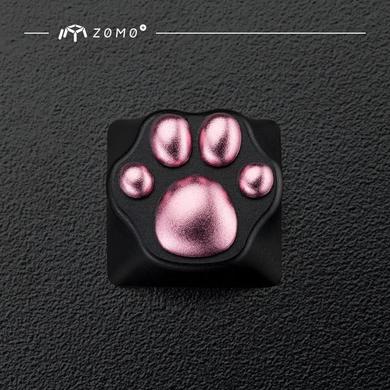 Zomo алюминиевый и силиконовый Kitty Paw Artisan Keycap cat pad CNC анодированный алюминиевый корпус совместим с переключателями Cherry MX