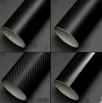 

Car film color changing matte frosting black carbon fiber roof mirror rear view interior AB column sticker-128
