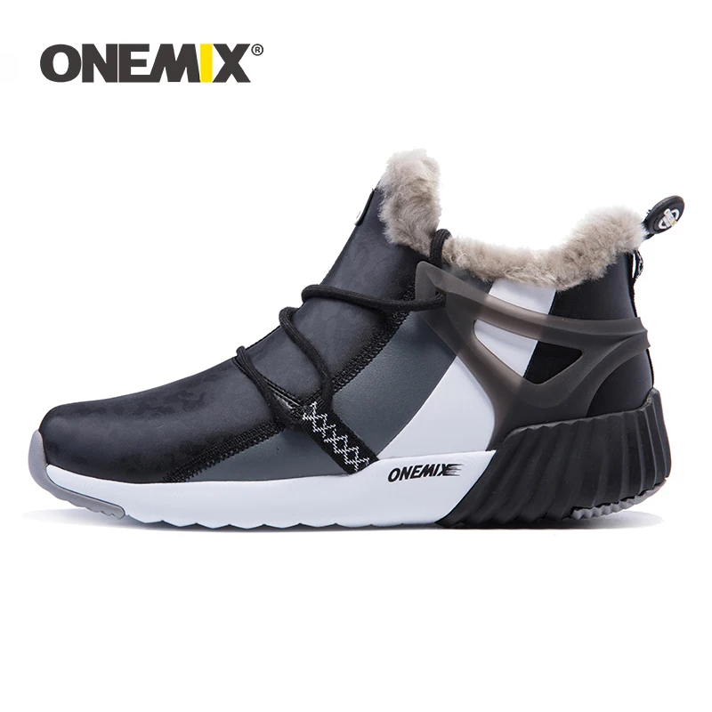 Мужские и женские ботильоны ONEMIX зимние теплые кроссовки удобная