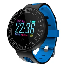 

Color Screen Bluetooth Smart Bracelet Fitness Tracker Sleep Heart Rate BP Social Media Notifications for IOS Android Phone Watch