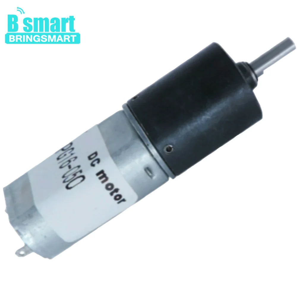 

PG16-050 Planetary DC 6v Gear Motor Low Speed 120rpm Applied To Electric Bicycle 0.4kg.cm Large Torque