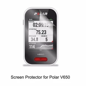 

3* Clear LCD PET Film Anti-Scratch Screen Protector Cover for Handheld GPS Polar V650 Accessories