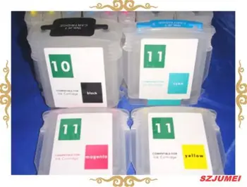 

FOR HP 10 and FOR HP 11 4 COLOR REFILLABLE CARTRIDGE WITH AUTO RESETTING Chip printer parts