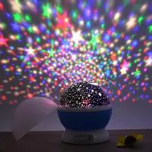 HiMISS люминесцентные игрушки романтическое звездное небо Светодиодный Ночник проектор батарея USB ночник игрушки на день рождения для детей