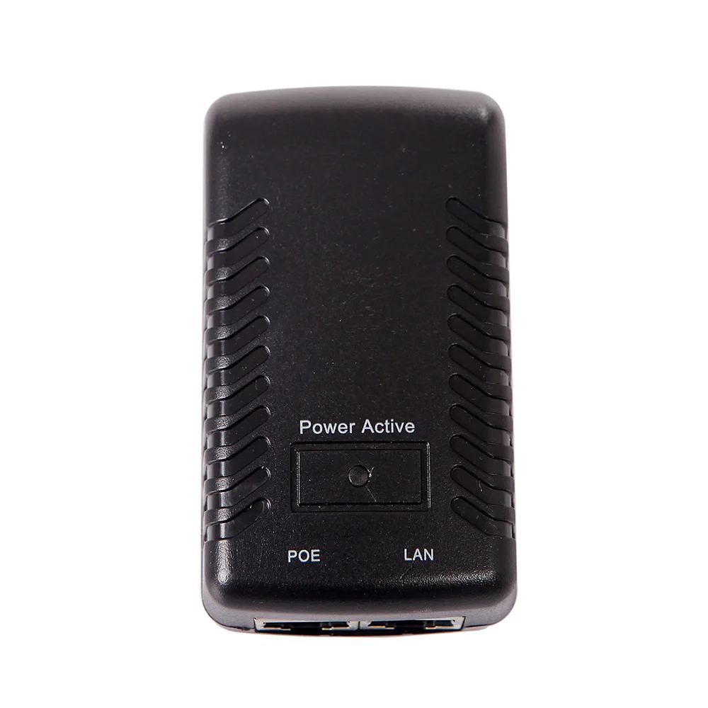 Новый 48V 0.5A настенный штекер POE инжектор Ethernet адаптер IP телефон/блок питания для