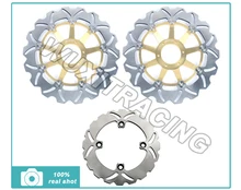 for Honda CBR F 600 FX FY 99 00 CBR 600 SuperSport F4 CBR 900 RR Fireblade N P 92 93 Front Rear Brake Discs Disk Rotors GOLD New