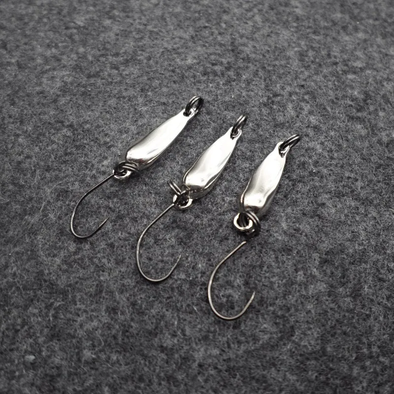 new fishing lure 1.2g 2.2g  3.2g metal fishing lure spoon bait swimbait artificial fishing bait copper metal lure Japan