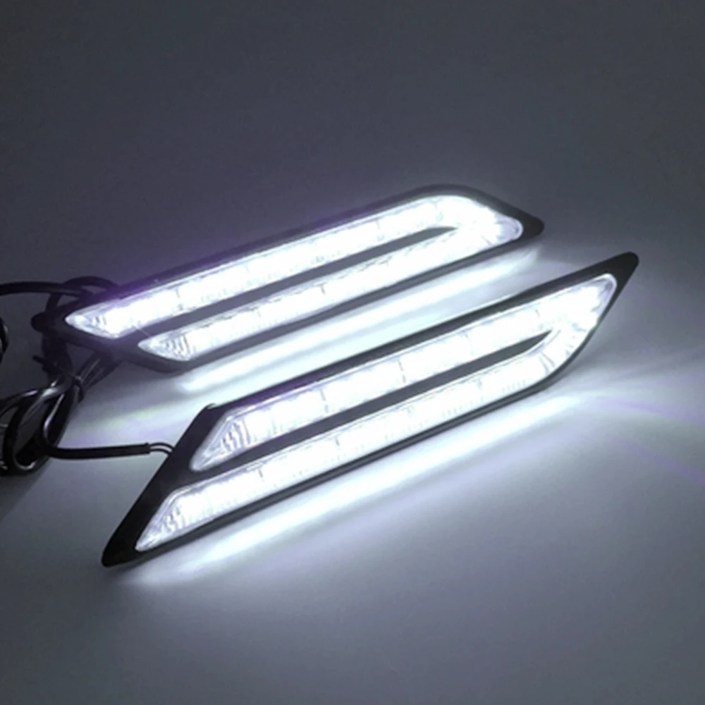 Car Daytime Running Lights Car Styling Waterproof Super Bright DRL Car daytime LED light 33 LEDs