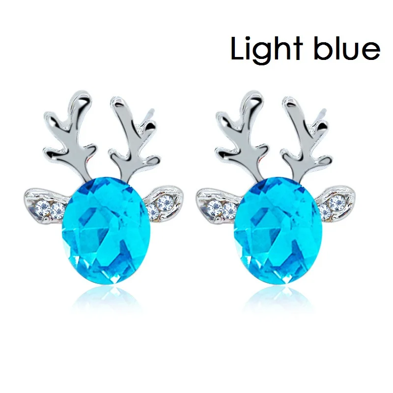 Quasimodo Christmas Earrings Santa Claus Studs Inlaid With Zircon For Women Christmas Decorations Female Christmas Party Jewelry (10)