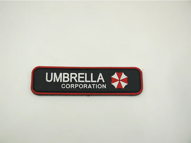 Long Tactical Embroidered 3D Badge Biohazard Umbrella Corporation Patch