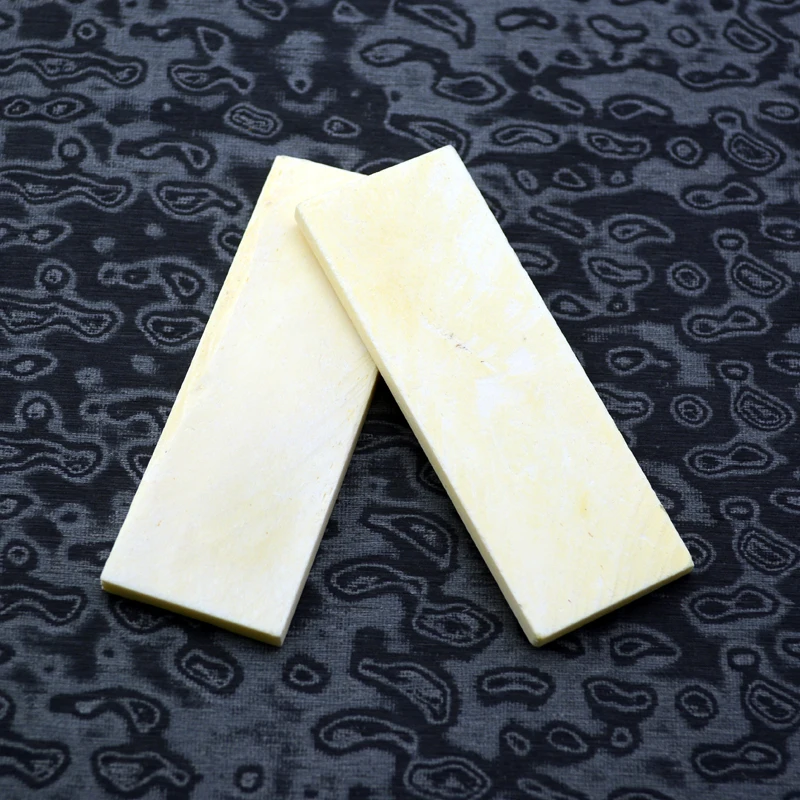 

2pcs bovine bone DIY knife handle material For Damascus cutting tool septum 90x30x5mm