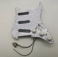 Stratocast ギターピックアップピックガード SSS ハムバッカーピックアップ 3 独立したプッシュプル Function1 強化トーン機能は非常に強力な
