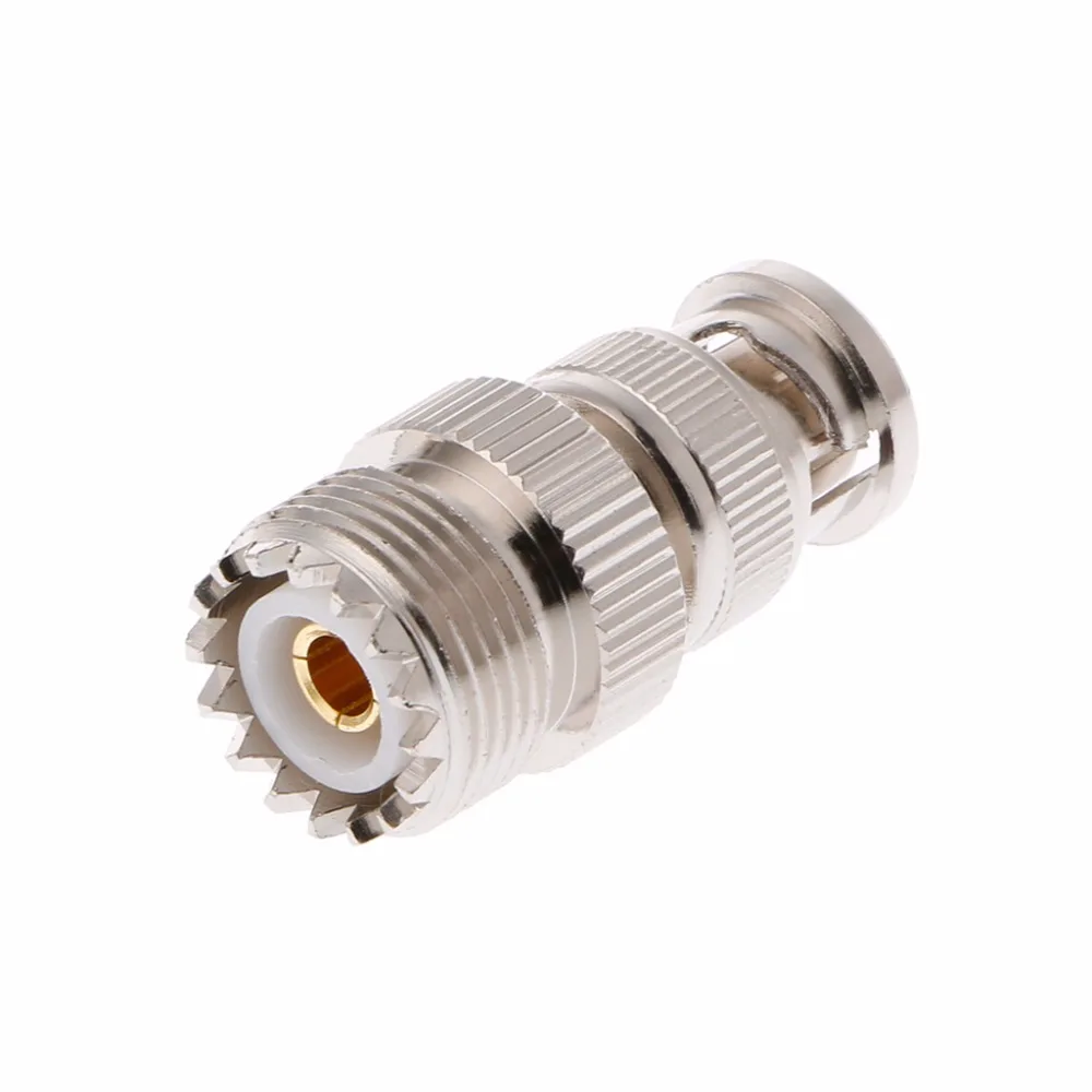 BNC штекер к UHF SO239 PL 259 гнездовой разъем RF коаксиальный адаптер Кабельный