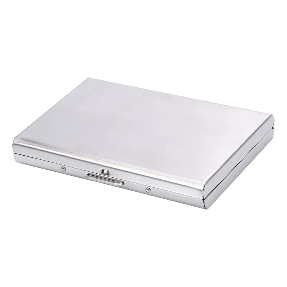 

Travel Slim Wallet Business Card & ID Holders Stainless Steel RFID Blocking Credit Card Case Best Protection