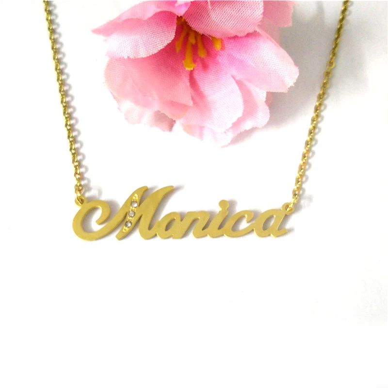 Name Necklace Custom Women Name Pendant 