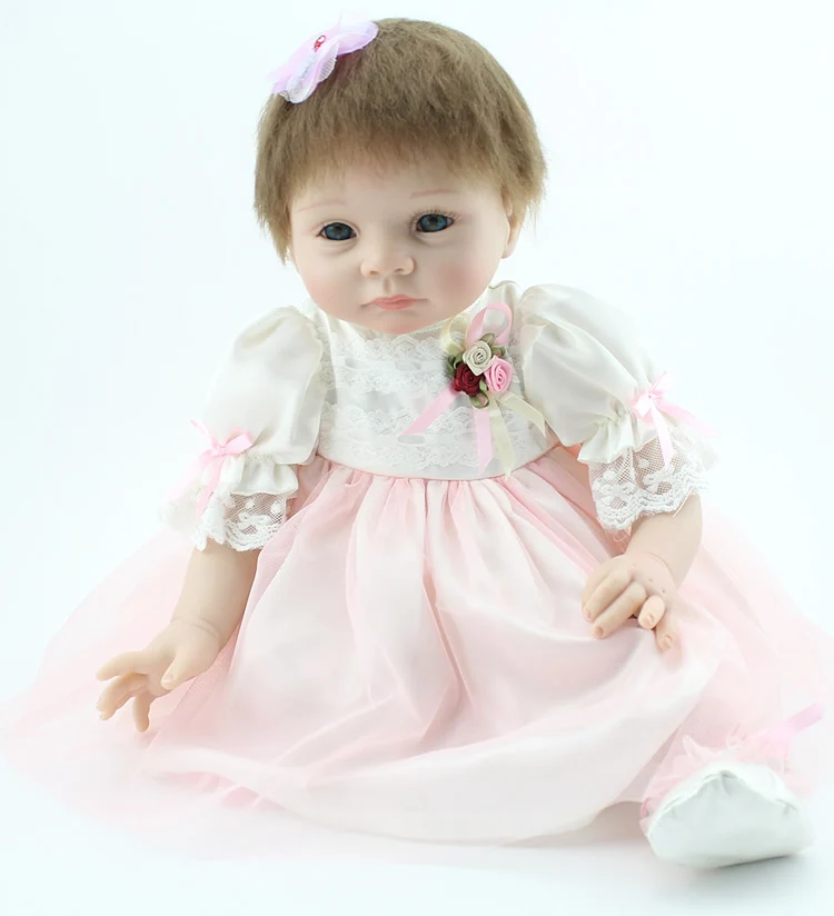 22 Inch Real Live Baby Dolls Soft Silicon Vinyl Newborn Baby Doll Toys