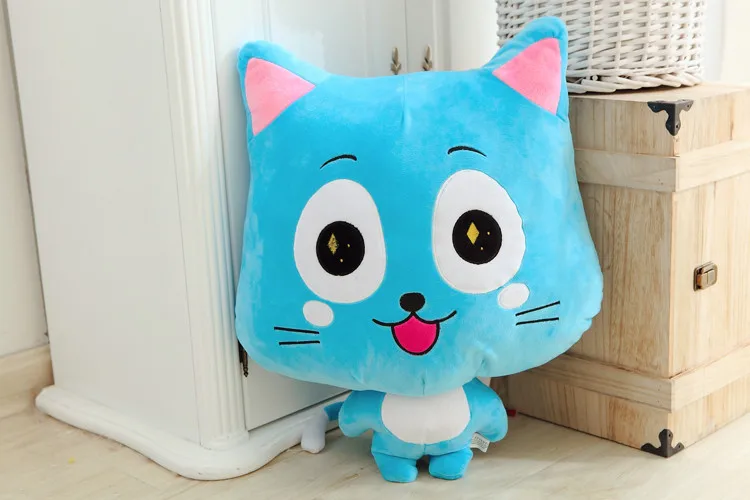 2 шт./лот 23 см аниме Сказочный хвост Happy& Charles плюшевые игрушки Kawaii Happy& Charles Cat Мягкие игрушки игрушка, фигурка куклы для детей Подарки