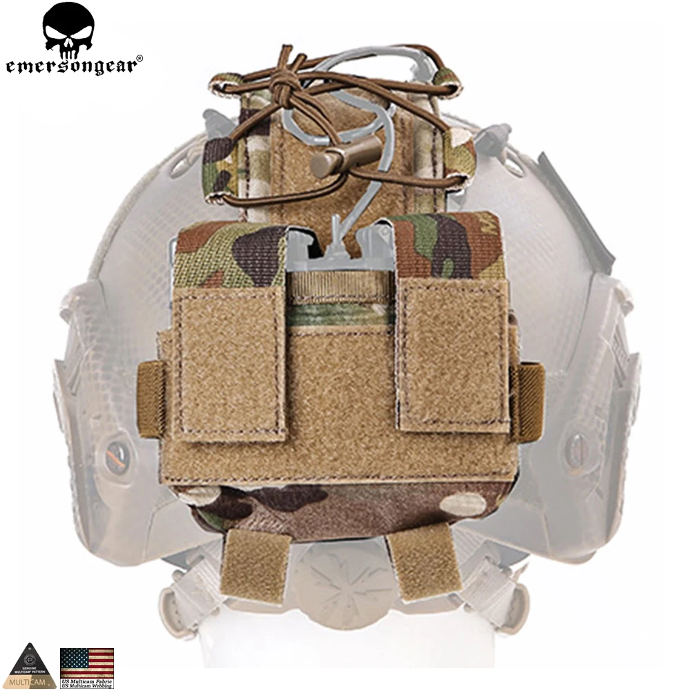 Кейс для шлема EMERSONGEAR MK2 тактический Чехол Охотничьи аксессуары черный чехол
