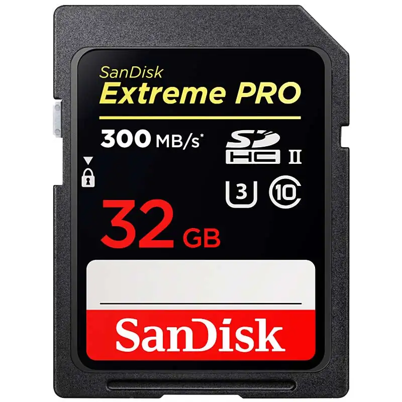 Sandisk Extreme Pro 32 Гб SDHC UHS-2 U3 Class10 флэш-карта памяти Скорость до 300 МБ/с. SDXPK карты для sony цифровой зеркальной камеры Nikon Canon DSLR Камера