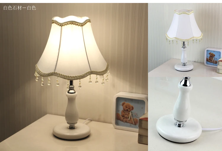 Новое поступление, Европейский Регулируемый прикроватный светильник для чтения, светодиодная настольная лампа E27 железо+ ткань настольная лампа освещение салона домашний декор