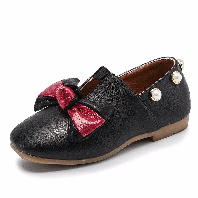 3 4 5 6 7 8 9 10 11Year Spring Autumn New Baby Girls Leather Shoes Children Kids Shoes for girl Bow bead Flat with Princess Shoe 3 4 5 6 7 8 9 10 11Year Spring Autumn New Baby Girls Leather Shoes Children Kids Shoes for girl Bow bead Flat with Princess Shoe