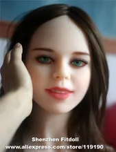 Top quality TPE sex doll head for love doll, realistic sexy doll heads with oral sex, sex toy for men