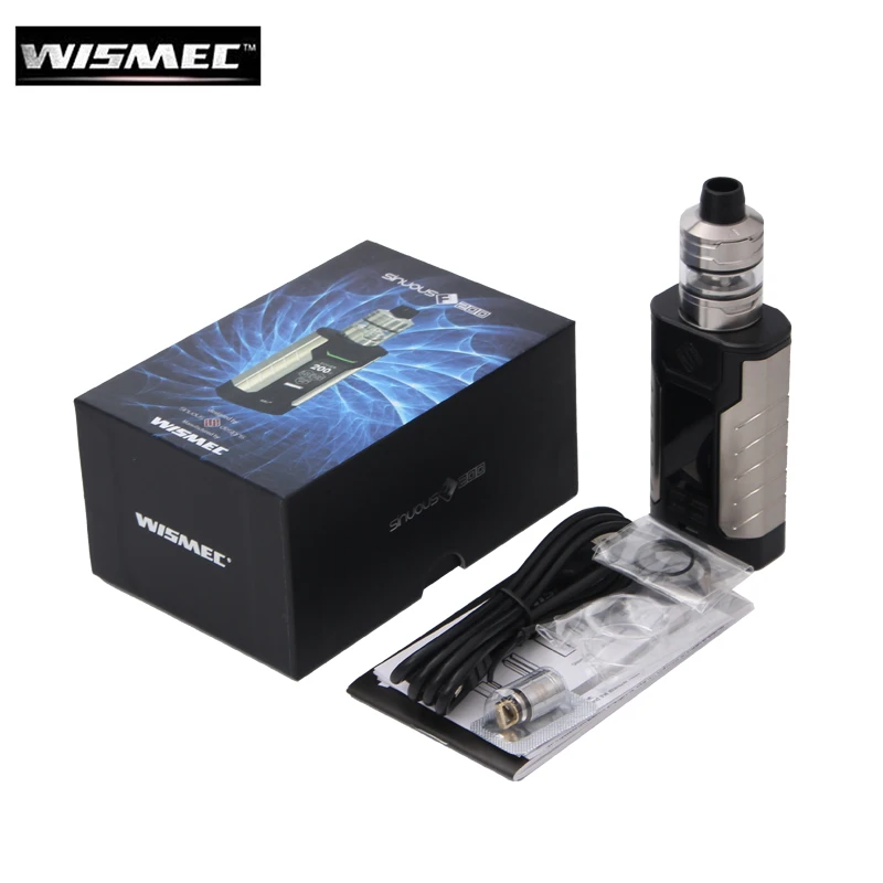 

100% Original Wismec Sinuous FJ200 Kit 200W FJ200 Box MOD 4600mAh With 2ml/4ml Divider Tank
