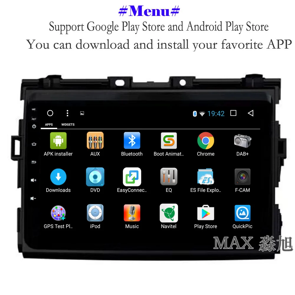 Best MAX IPS 2.5D 2G 32G Android 8.1.0 Car DVD Player for Toyota Previa/Estima/Tarago/Canarado 2006-2012 Car Radio RDS GPS Free Map 2