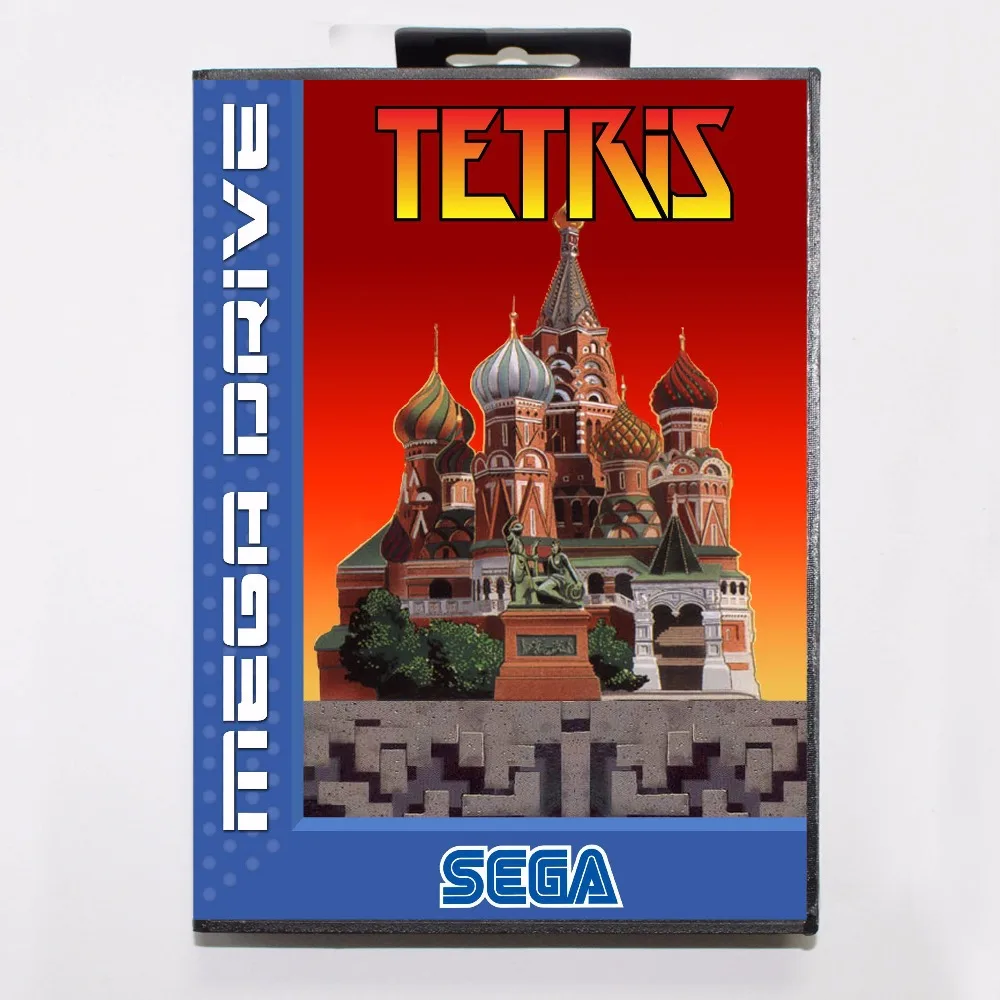 

Tetris 16 bit MD Game Card With Retail Box For Sega Mega Drive For Genesis
